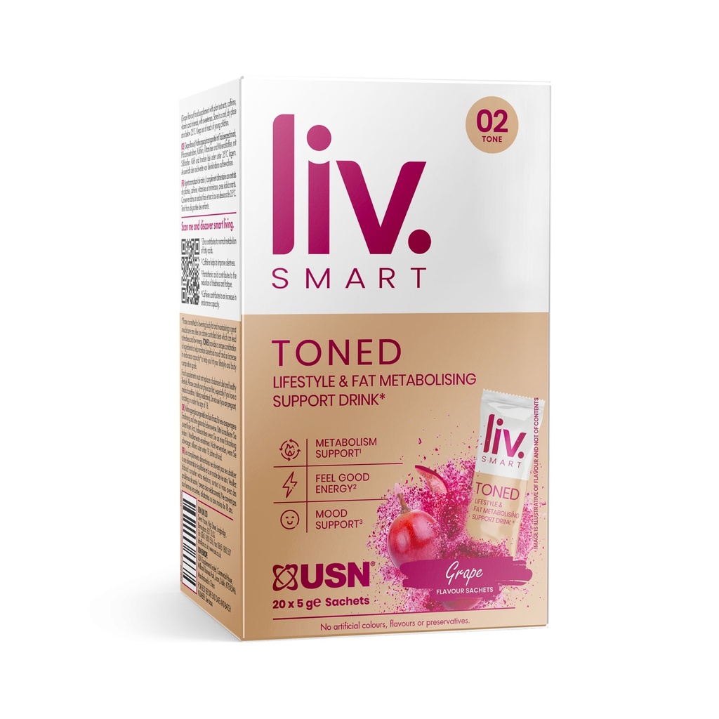 USN LIV.SMART TONED (LIFESTYLE & FAT METABOLISING SUPPORT DRINK)