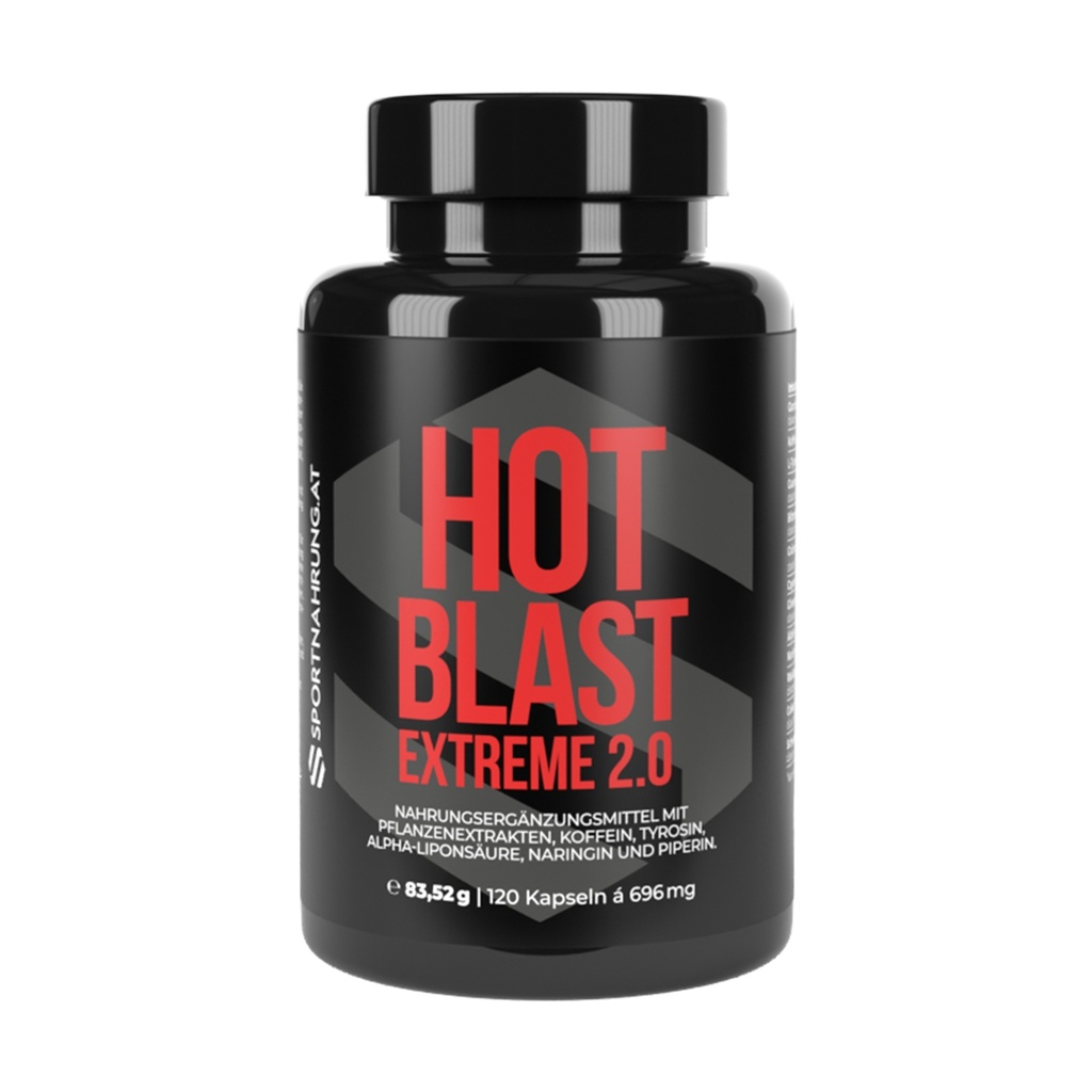 SPORTNAHRUNG HOT BLAST EXTREME 2.0, 120 capsules