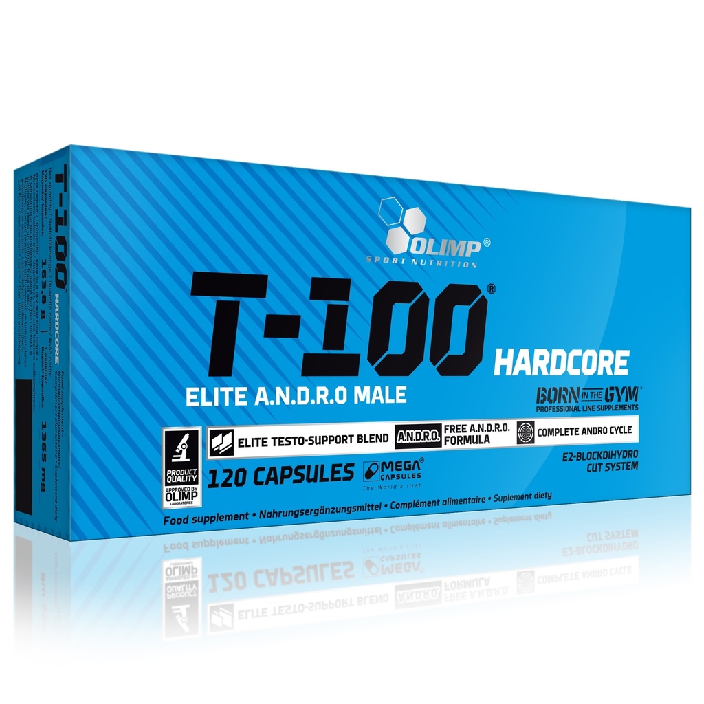 OLIMP T-100 HARDCORE, 120 caps