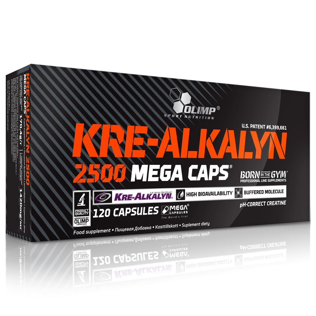 OLIMP KRE-ALKALYN CREATINE 2500 MEGA CAPS, 120 kapsul