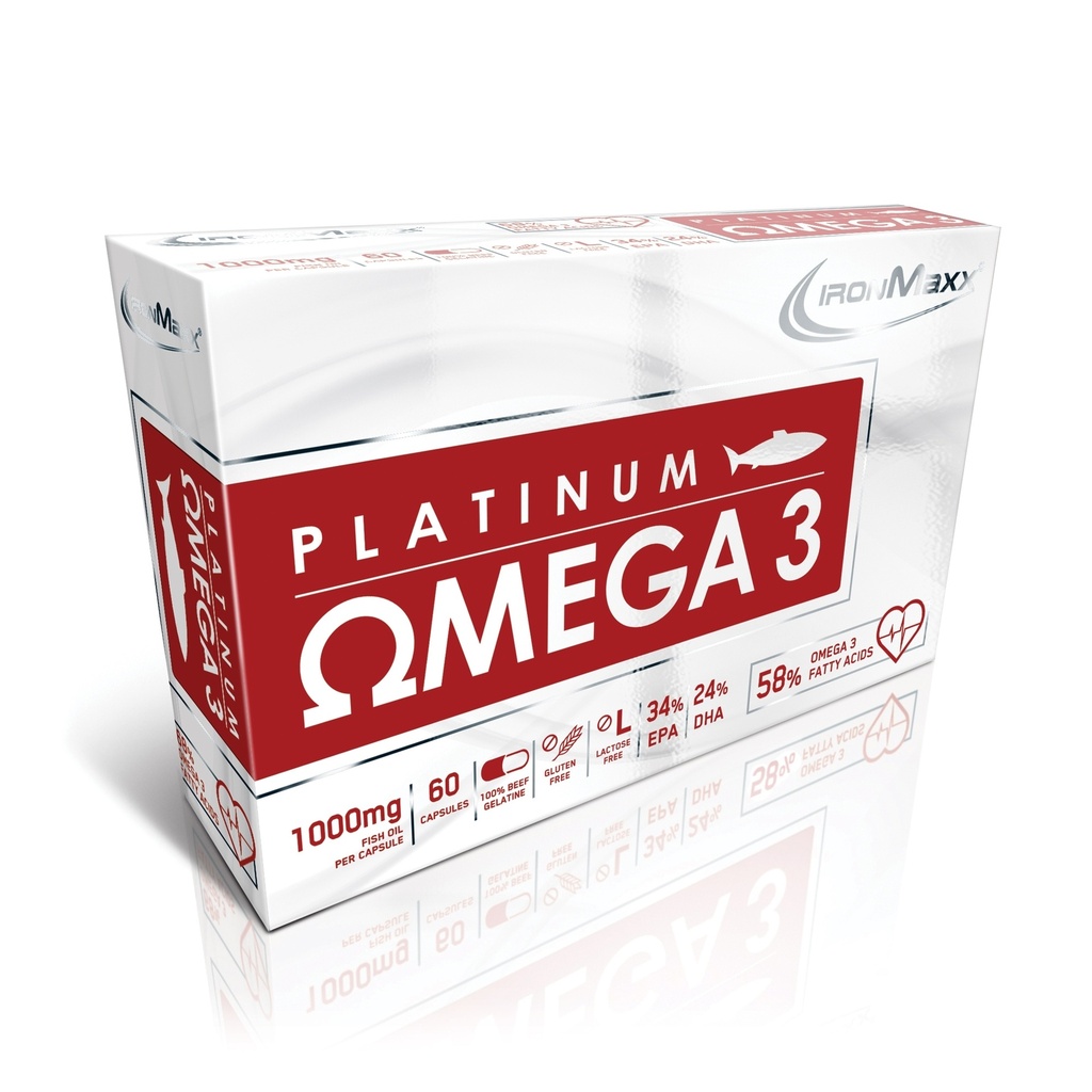 IRONMAXX PLATINUM OMEGA 3, 60 kapsula