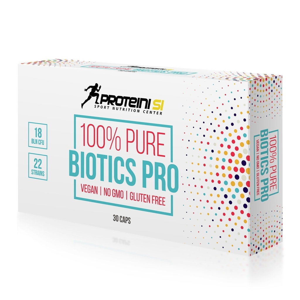 PROTEINI.SI 100% PURE BIOTICS PRO, 30 kapsula