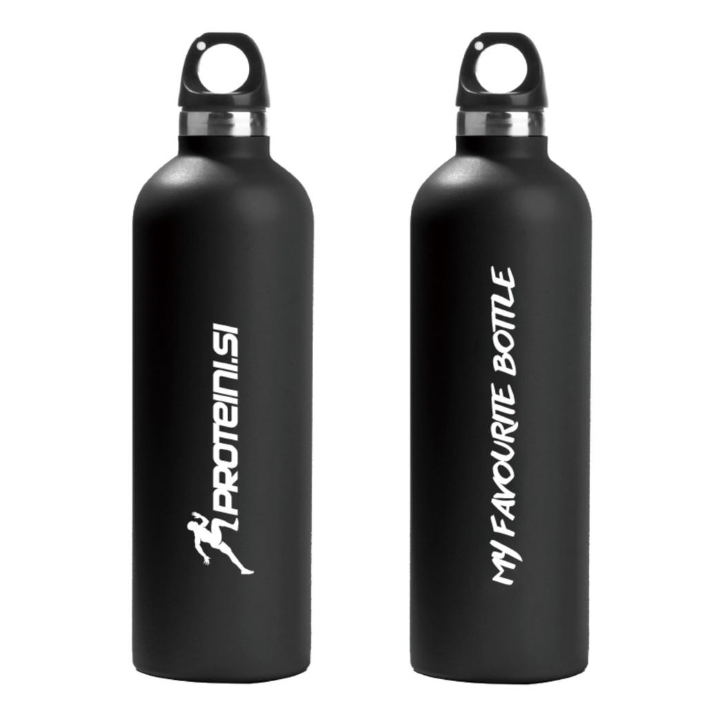 BOCA OD NEHRĐAJUĆEG ČELIKA "MY FAVOURITE BOTTLE", 600ml, crna