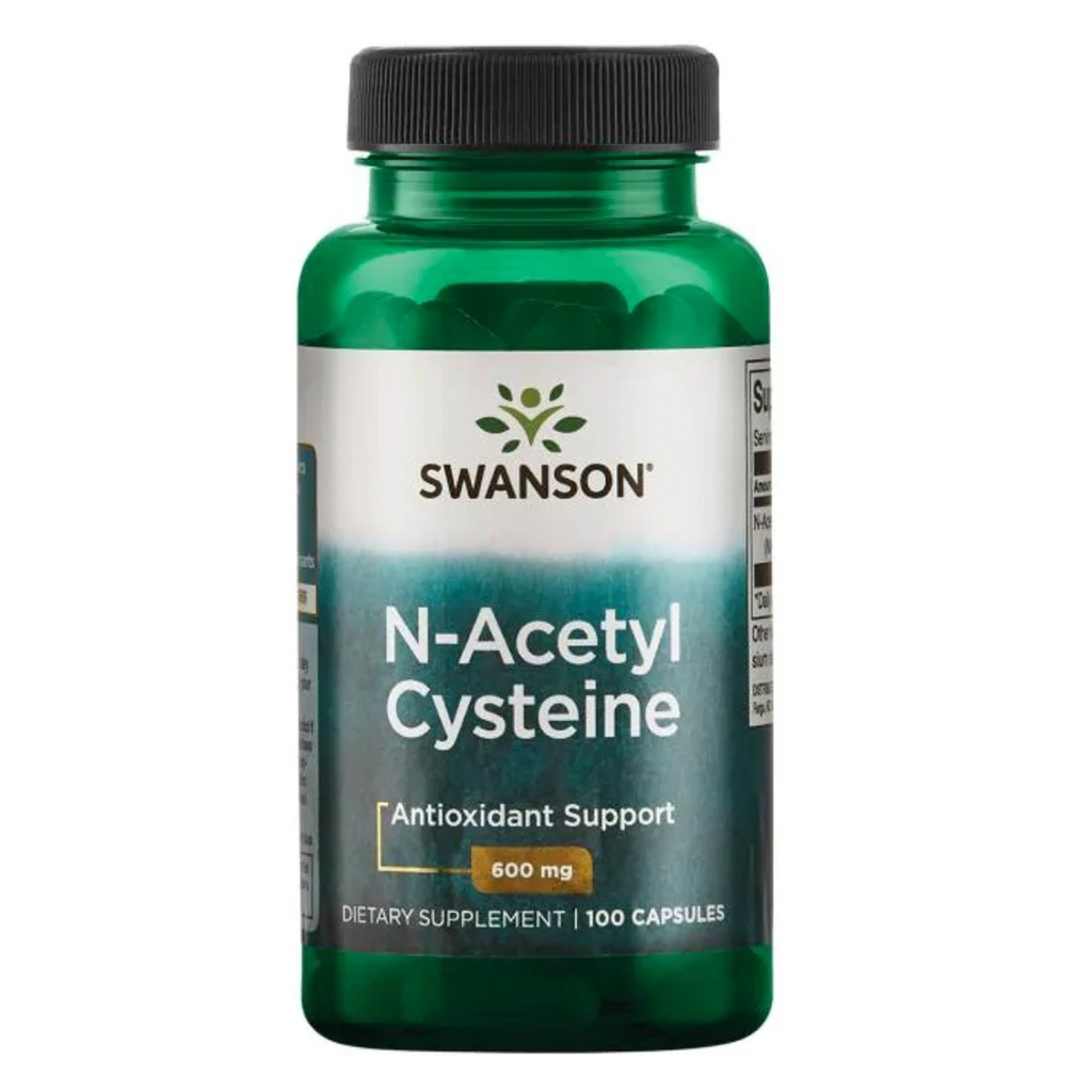 SWANSON N-ACETYL CYSTEINE (600mg), 100 kapsul