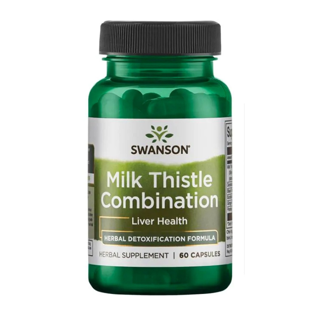 SWANSON MILK THISTLE COMBINATION, 60 kapsul