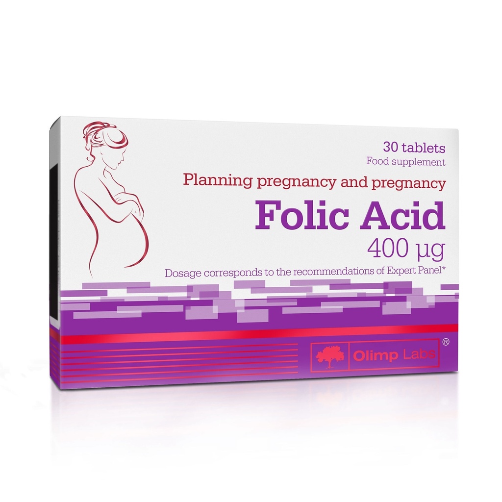 OLIMP FOLIC ACID 400 mcg, 30 tableta