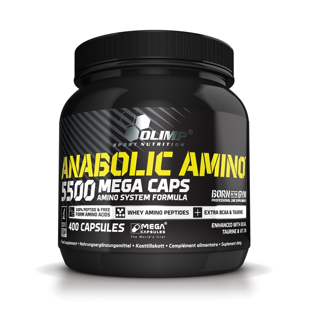 OLIMP ANABOLIC AMINO 5500 MEGA CAPS, 400 caps