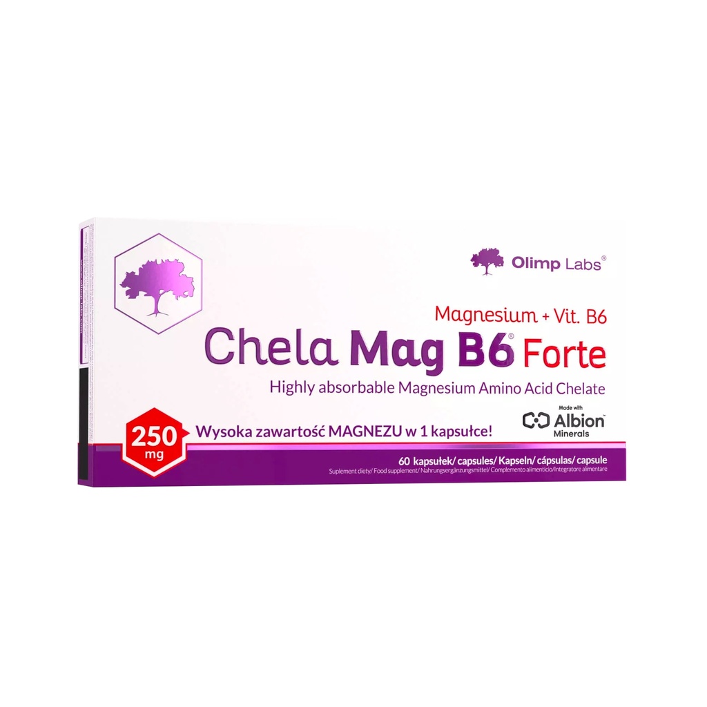 OLIMP CHELA-MAG B6 FORTE (250mg), 60 kapsul
