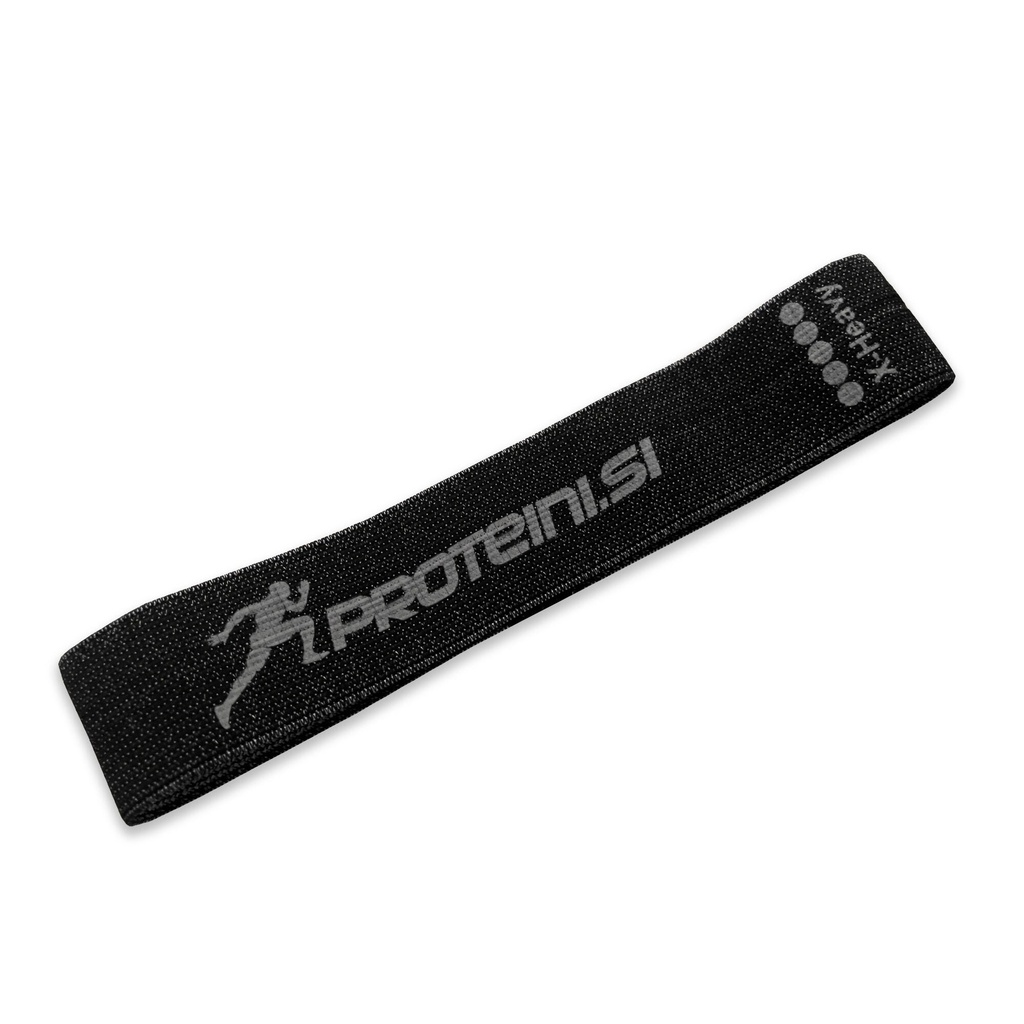 PROTEINI.SI RESISTANCE BAND, 70cm, X-heavy difficulty (black)