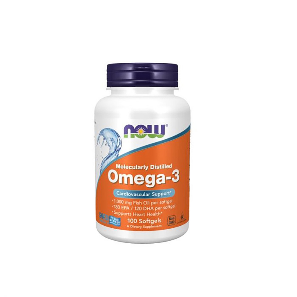 NOW OMEGA-3, 100 softgel kapsul