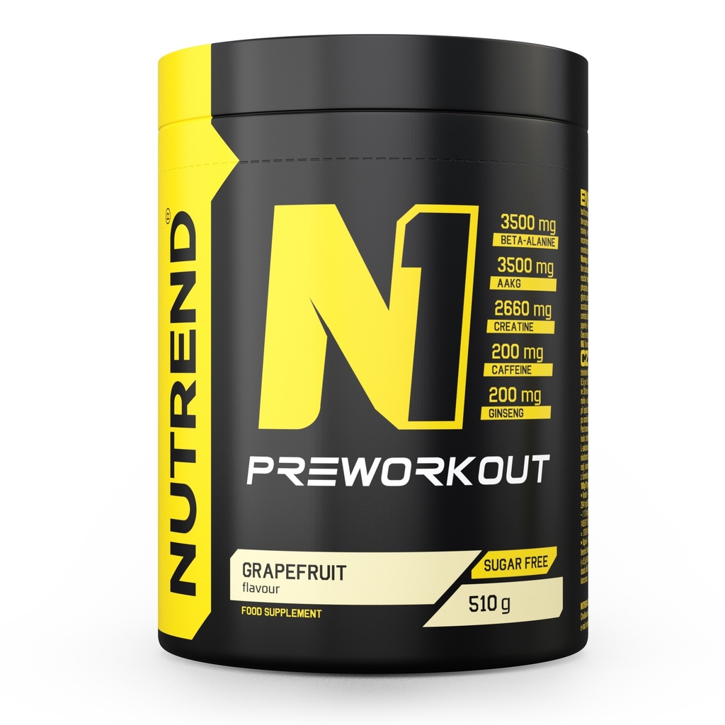 NUTREND N1 PRE-WORKOUT (NOVI), 510g