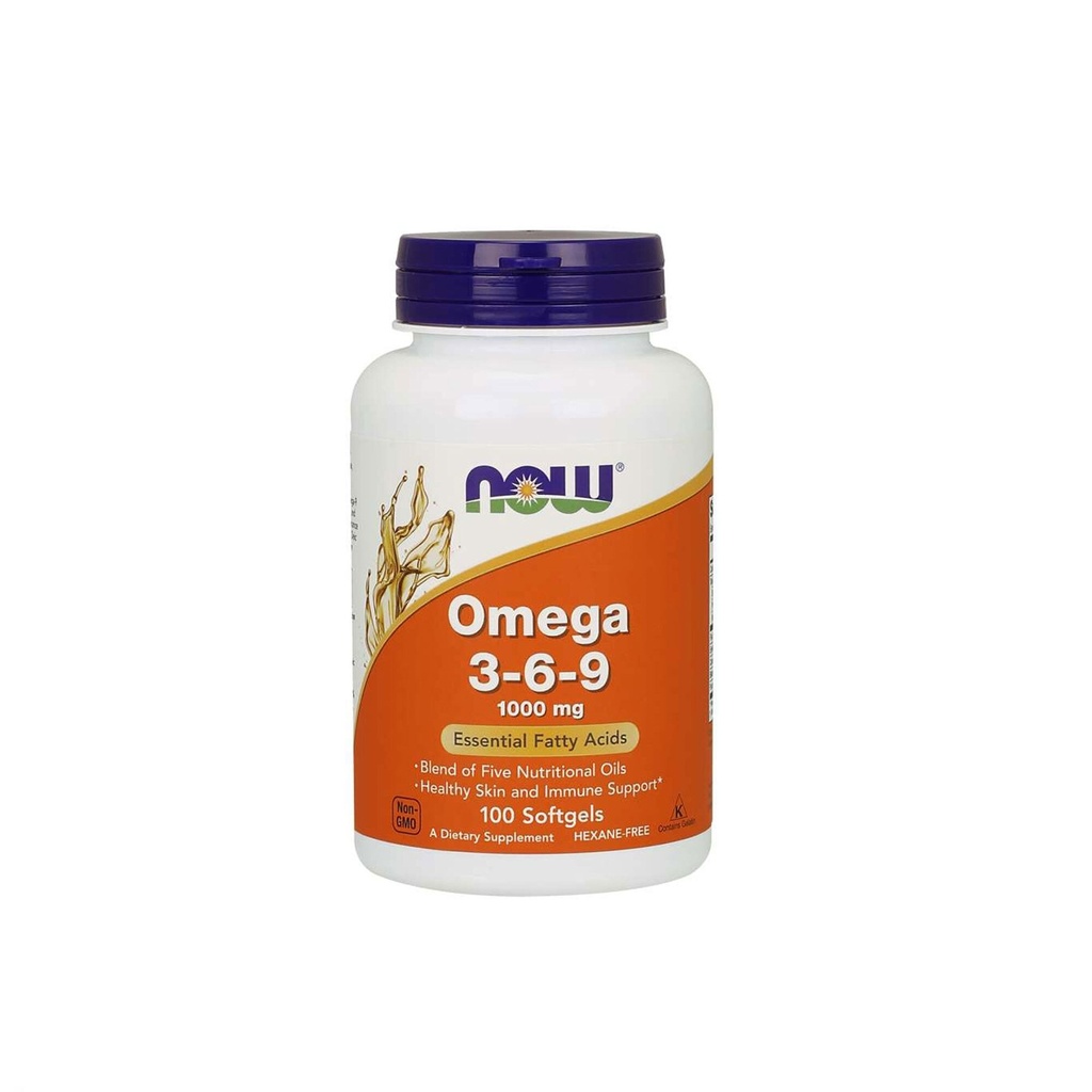 NOW OMEGA 3-6-9, 100 softgel kapsula