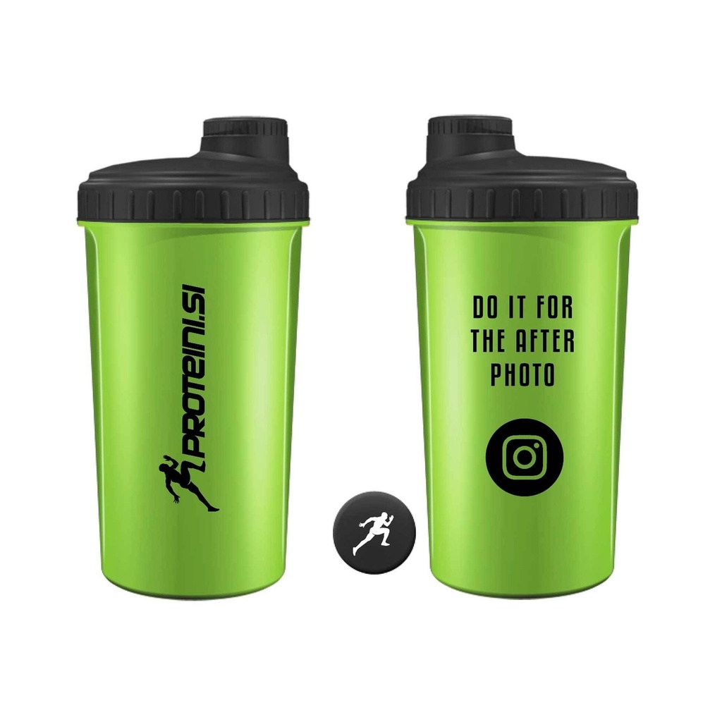PROTEINI.SI SHAKER "AFTER PHOTO" - GREEN, 700ml