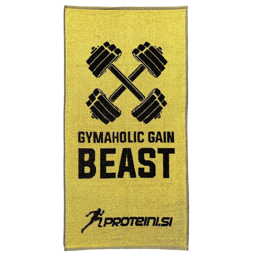 PROTEINI.SI FITNESS TOWEL "GYMAHOLIC", 100x50cm