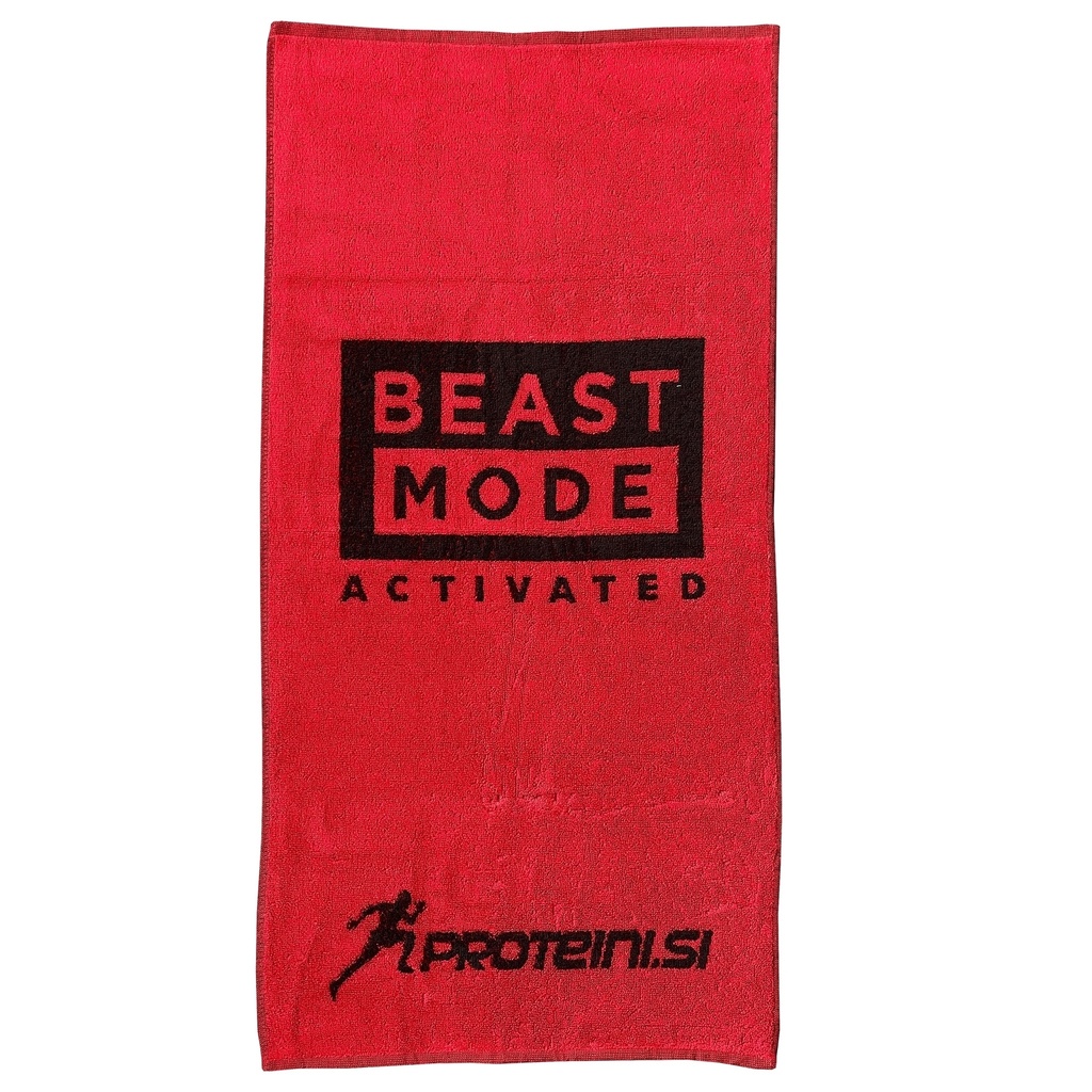PROTEINI.SI FITNES RUČNIK "BEAST MODE ACTIVATED", 100x50cm