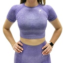 ŠPORTNI TOP (KRATKI ROKAVI) MIA vijoličen