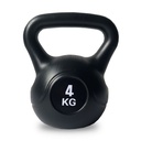 PROTEINI.SI UTEŽ Z ROČAJEM (KETTLEBELL) - ČRNA, 4kg