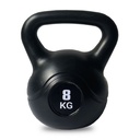 PROTEINI.SI UTEŽ Z ROČAJEM (KETTLEBELL) - ČRNA, 8kg